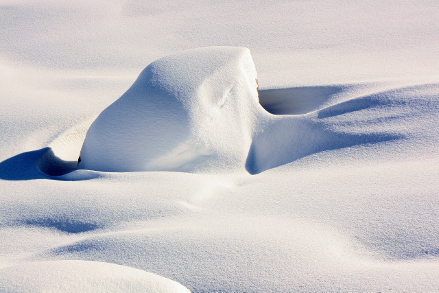 Schneeskulptur
