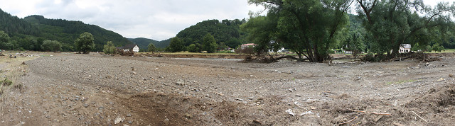 Viel neuer Raum vor der Mühle in Insul