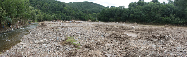 Ehemalige Wiese unterhalb der Stefansbrücke Schuld