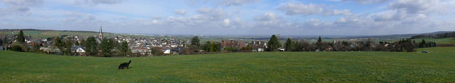Blick über Kirchheim, Euskirchen und Zülpicher Börde